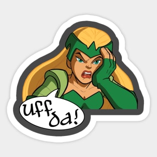 Uff Da! Sticker